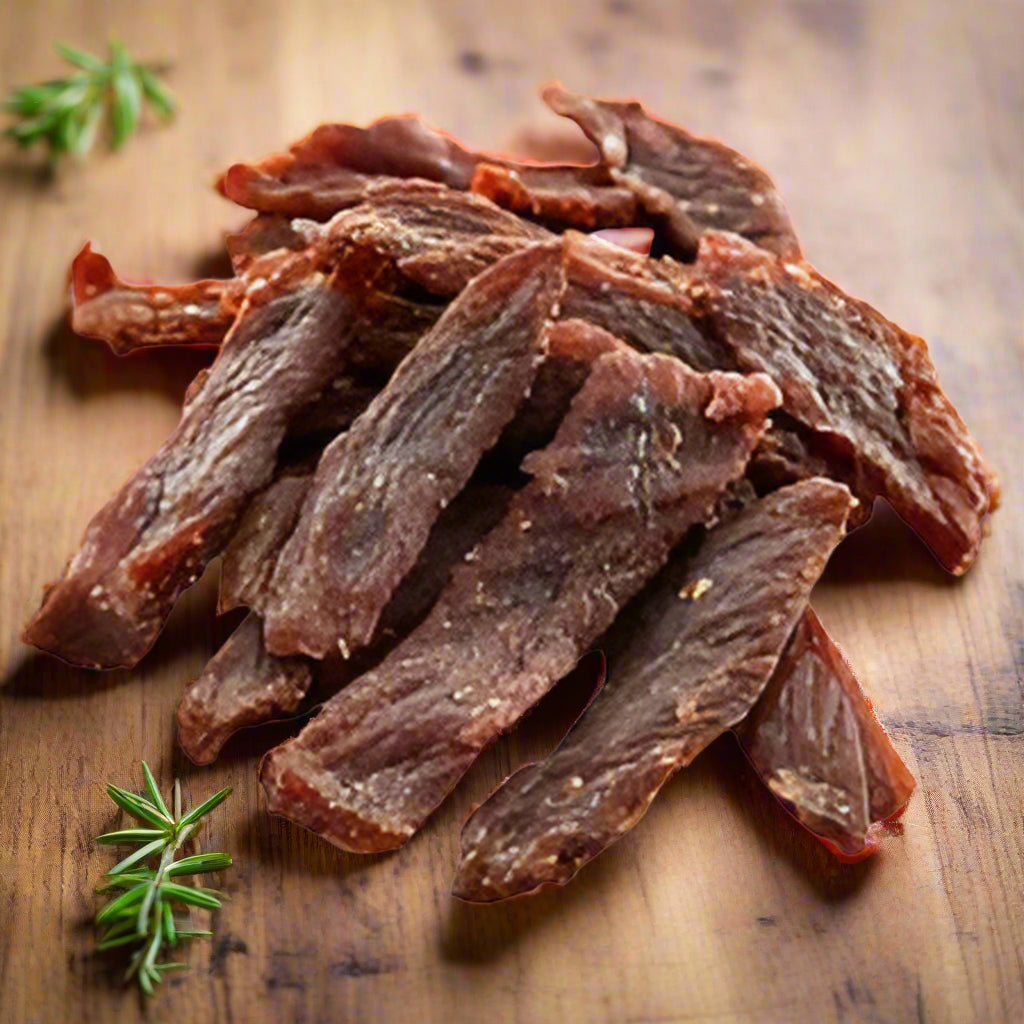 Mosey’s Morsels Rump Steak Jerky (Dehydrated)