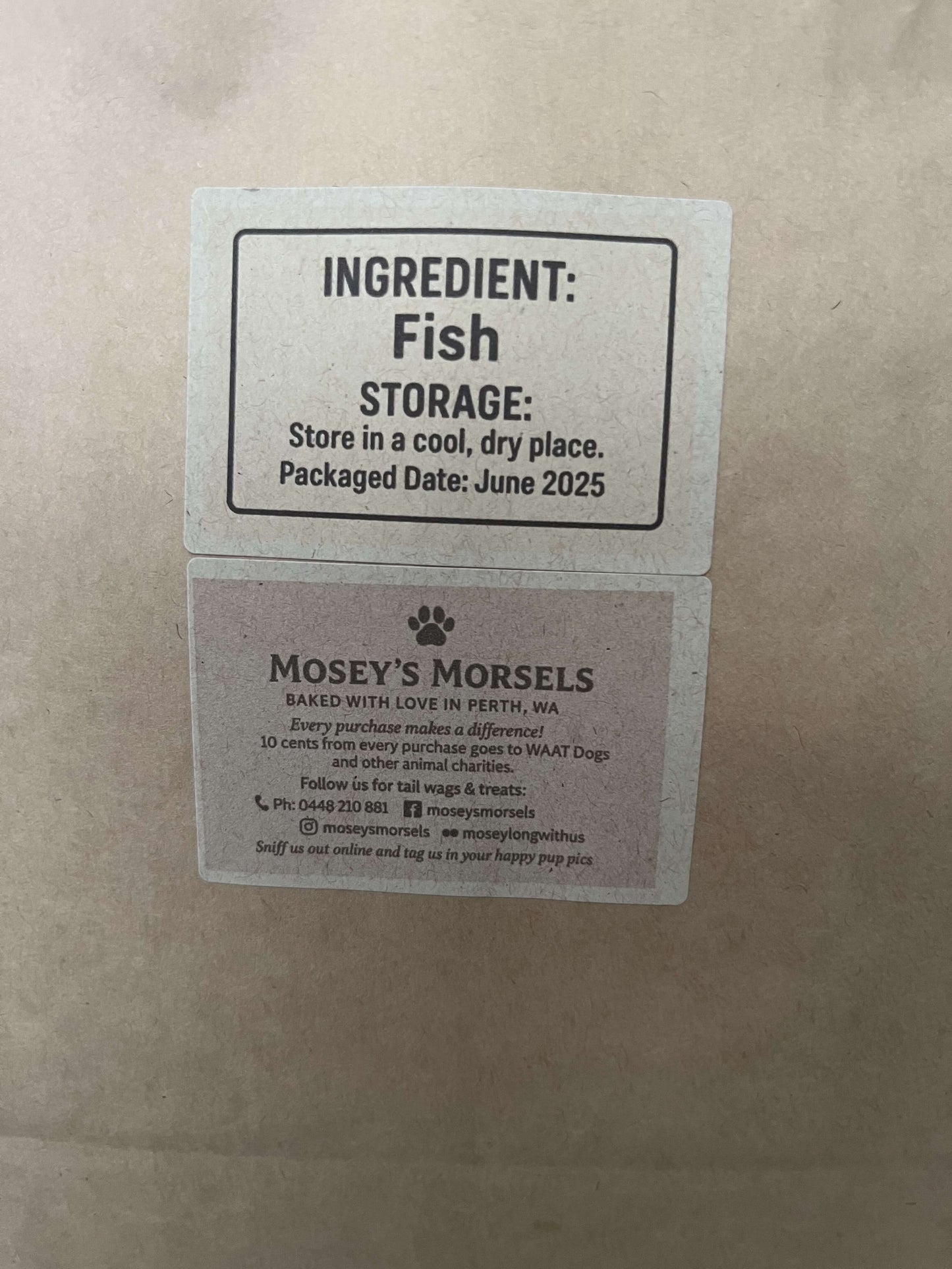 Mosey’s Morsels Fish Jerky (Dehydrated – Salmon)