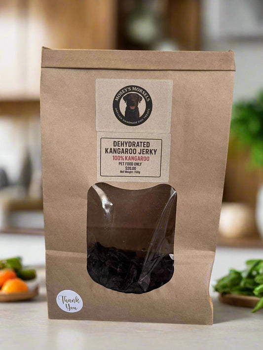 Mosey’s Morsels Kangaroo Jerky (Dehydrated)